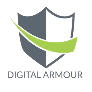 digital armour cyber insurance logo with tagline
